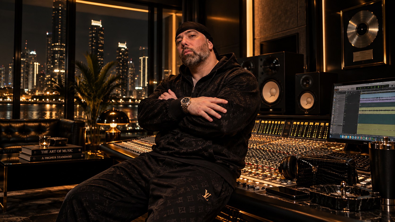 Andy Mambo en estudio